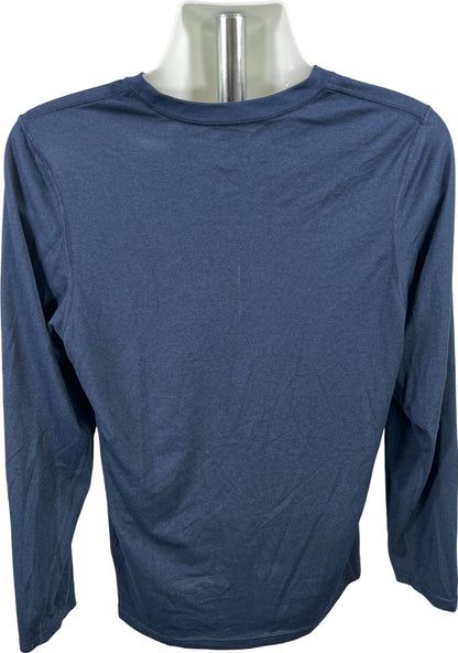 Nike Men’s Blue Dri-Fit Long Sleeve Navy Football Athletic Shirt - S