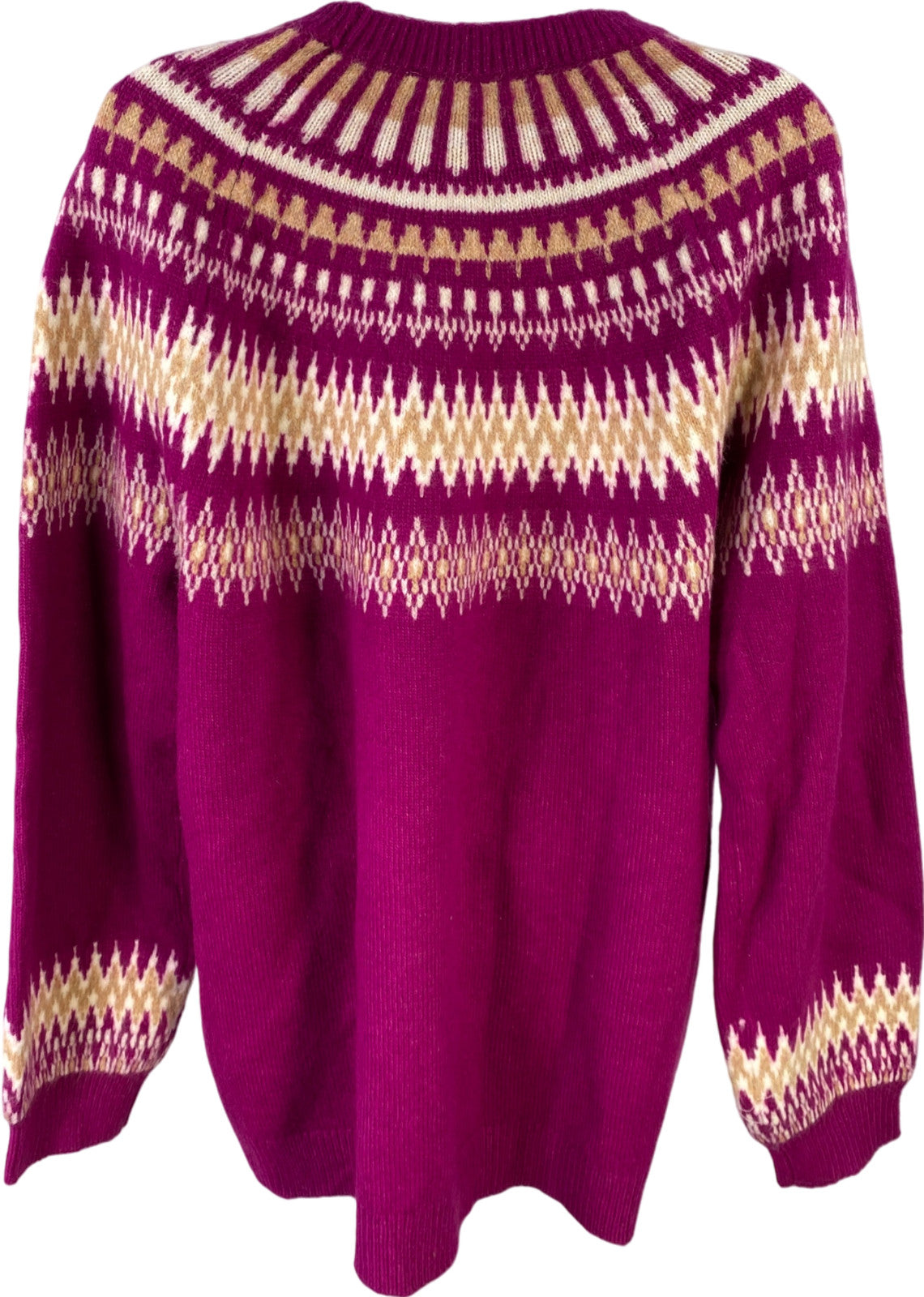 LOFT Women’s Purple Long Sleeve Plush Pullover Sweater - XXL