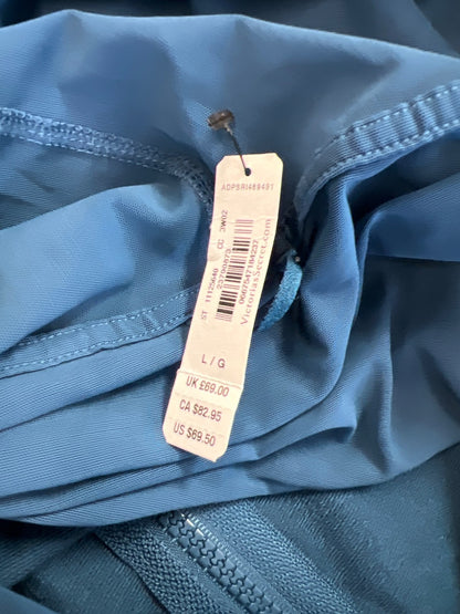 Victoria’s Secret Sport Women’s Blue Mesh Long Sleeve Full Zip Jacket - L