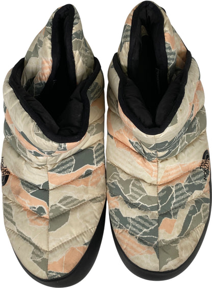 The North Face Men’s Beige/Pink Thermoball Puffer Ankle Booties - 12