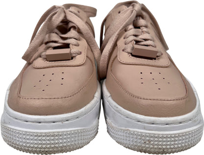 Nike Women’s Pink Air Force Low Pixel Lace Up Sneakers - 6