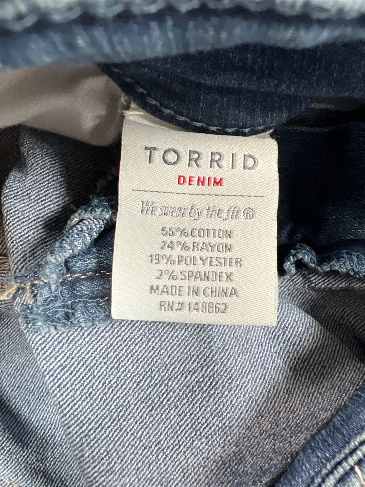 Torrid Women's Medium Wash Stretch Jegging Jeans - 10 R