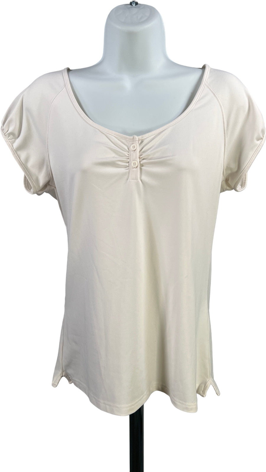 The North Face Women’s Ivory/White Short Sleeve Shirt - M