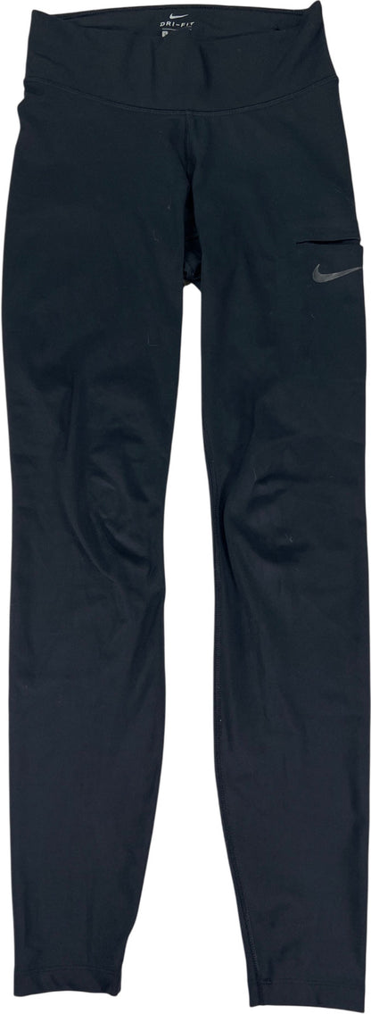Nike Women’s Black Dri-Fit Athletic Leggings W/ Pockets - S