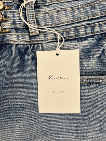 Kancan Women’s Light Wash Cut Off Denim Jean Shorts - 5/26