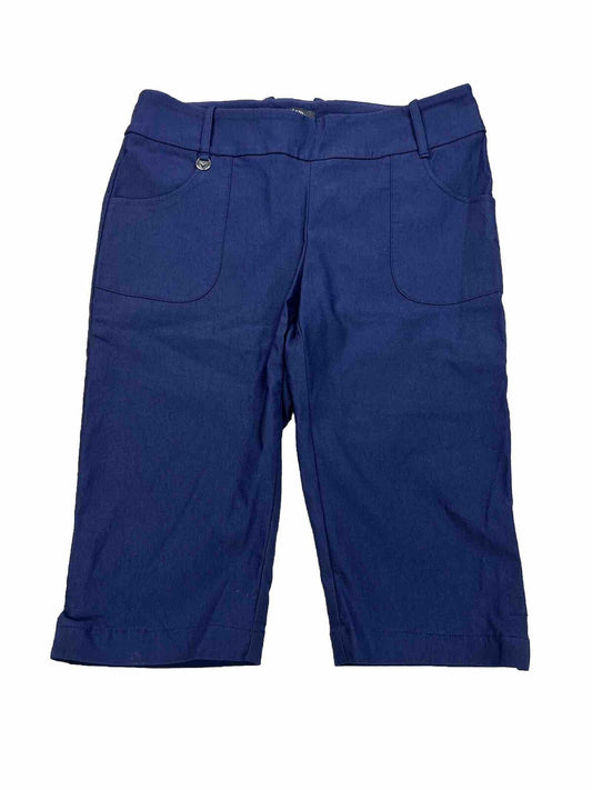 Callaway Women's Navy Blue Cropped Golf Pants - M