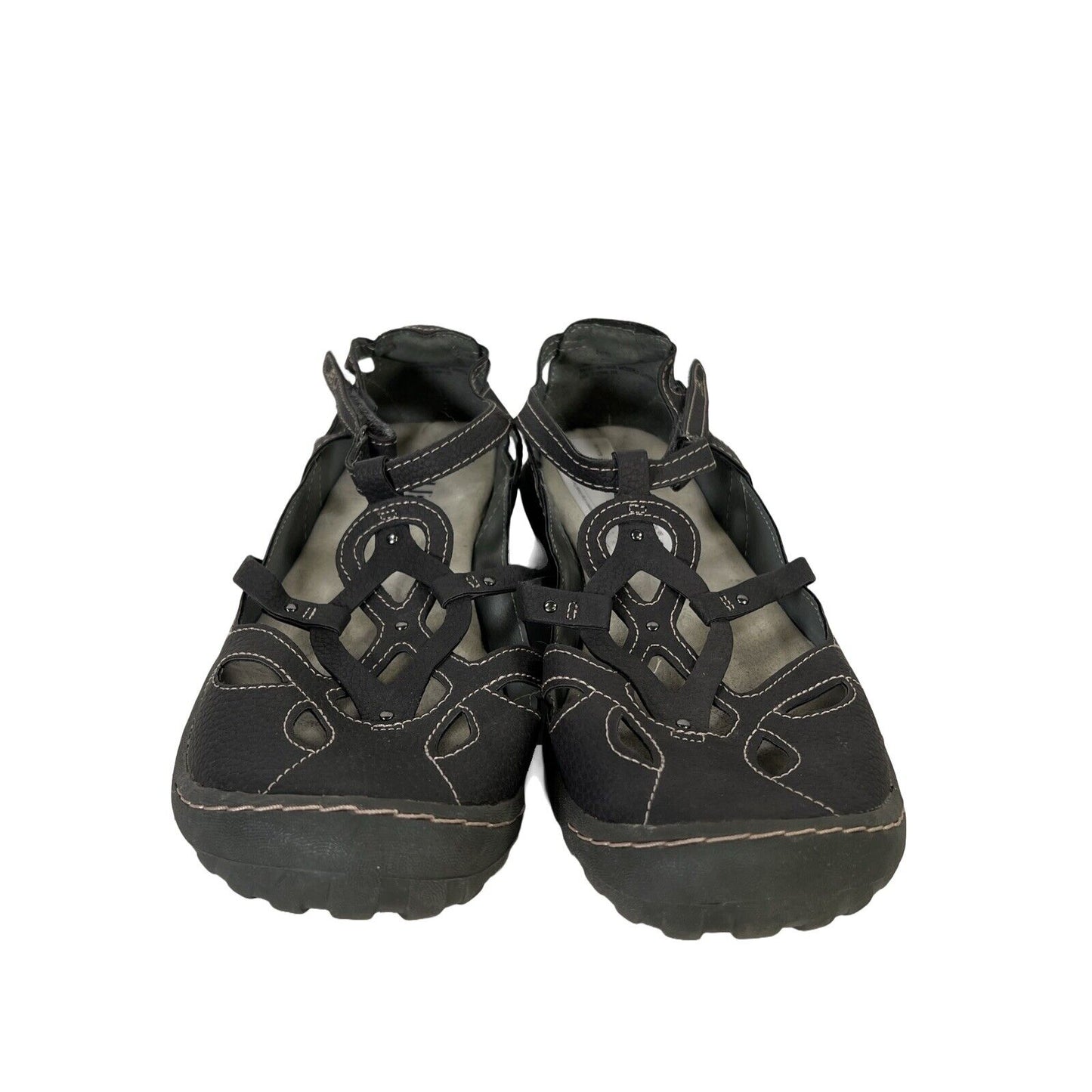 JBU by Jambu Women's Gray Closed Toe Sandals - 10