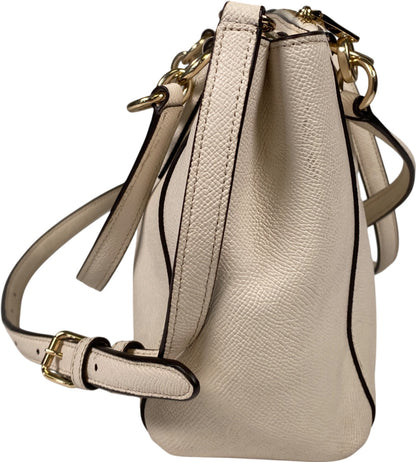 Coach Women’s Ivory/White Christie Carryall Satchel Crossbody Handbag Purse