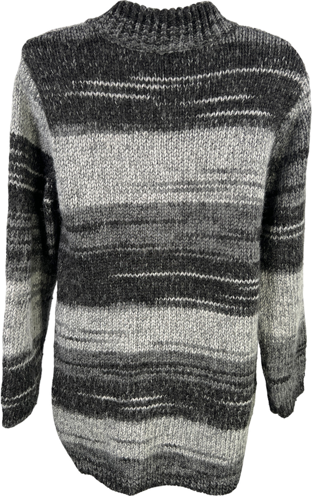 J.Jill Women’s Black/Gray Long Sleeve Button Up Cardigan Sweater - S