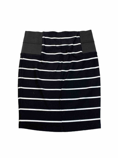 NEW Torrid Women's Black Striped Stretch Straight Skirt - 00