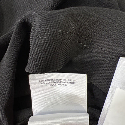 NEW Anne Klein Women's Black Long Sleeve 1/2 Zip Pullover Blouse -1X Plus