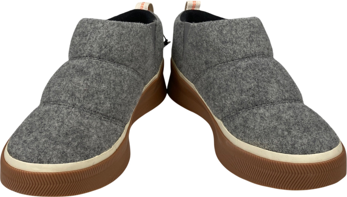 Sorel Youth Big Kids Gray Out N About Mini Puffy Water Resistant Short Boots - 7