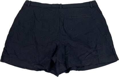 Old Navy Women’s Black Linen Taylor Adjustable Waist 5&quot; Shorts - L