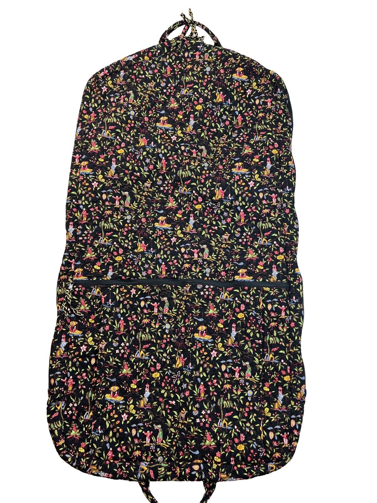 Vera Bradley Women's Black Floral Quilted Garment Bag