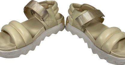 Sorel Women’s Ivory/Cream Leather Viibe Slingback Sandals - 6.5