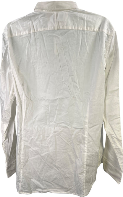 Banana Republic Mens White Soft Wash Tailored Slim Fit Button Up Shirt -XXL Tall