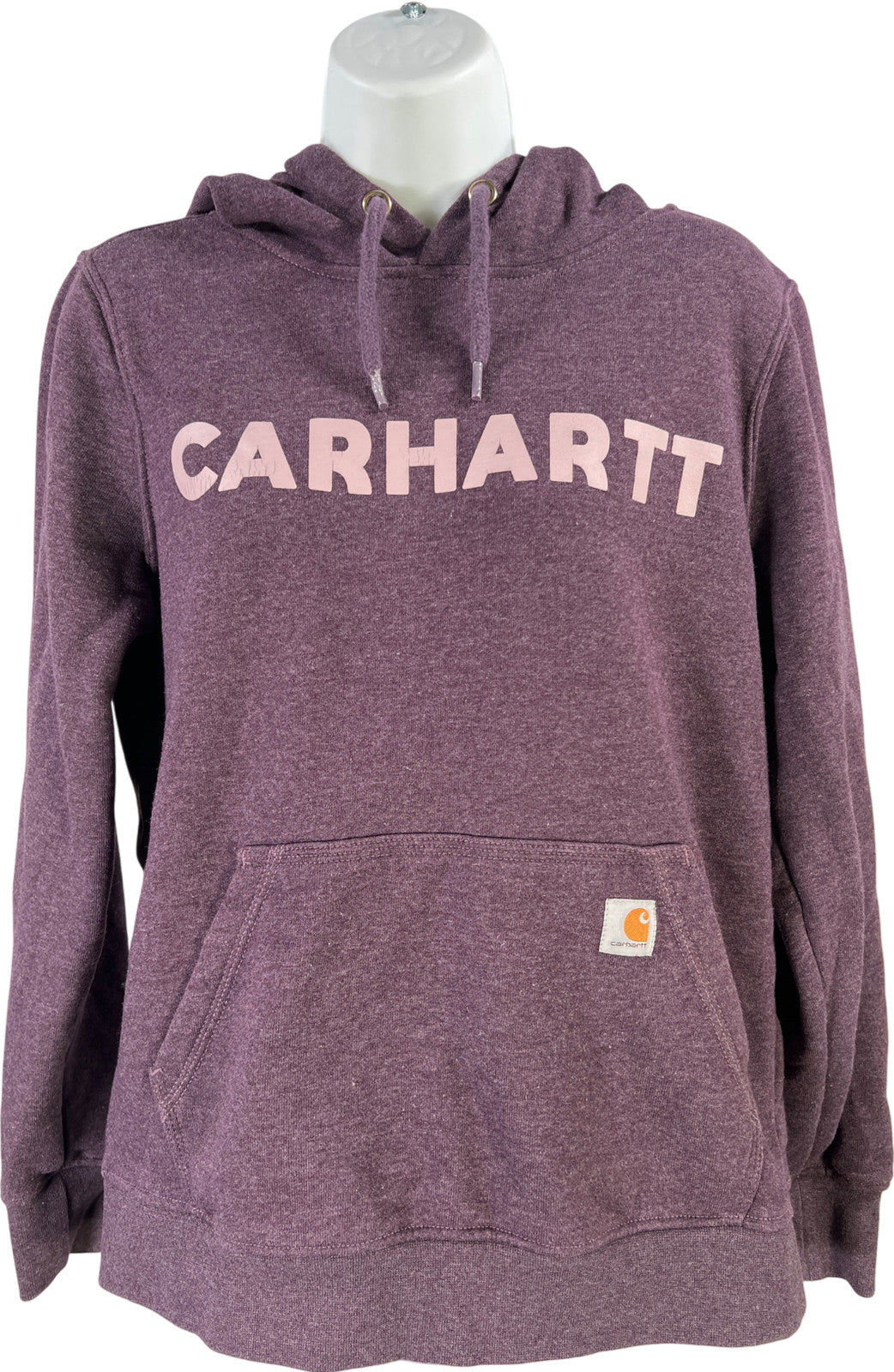 Carhartt Women’s Purple Relaxed Fit Long Sleeve Pullover Sweatshirt - S
