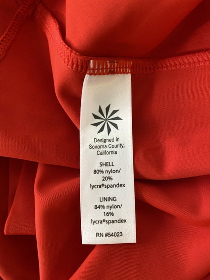 Athleta Women’s Red Tara Halter Underwire Swim Dress - 36 B/C