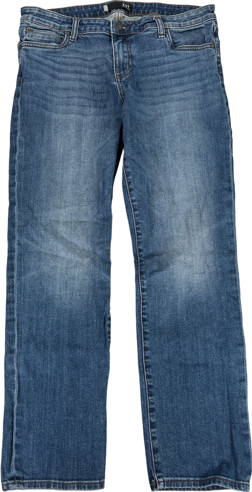 Kut From The Cloth Women’s Medium Wash Boyfriend Denim Jeans - 12