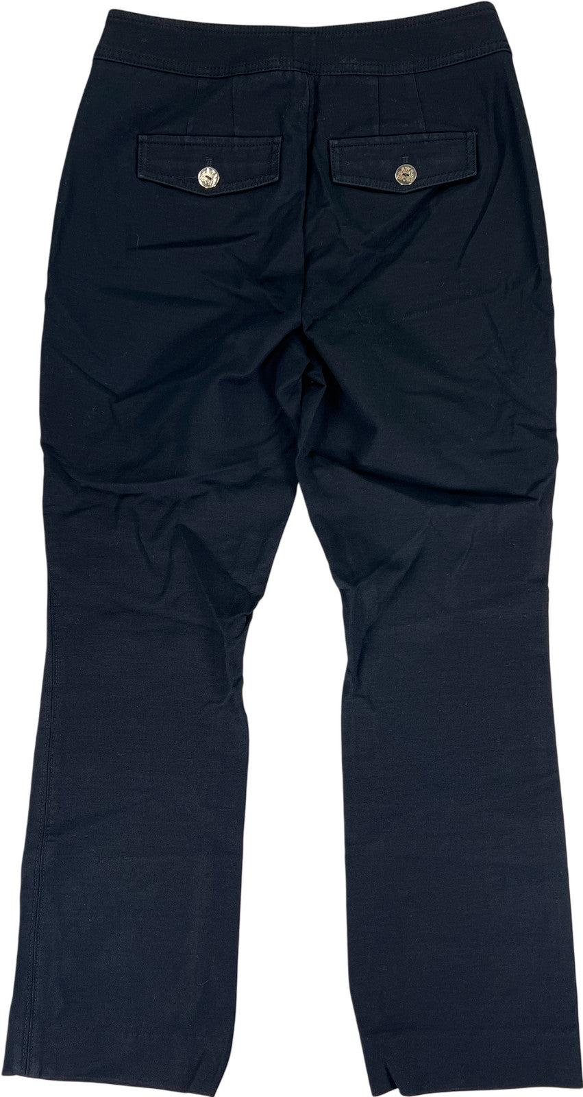 White House Black Market Women’s Black The Flare Crop Pants - 00