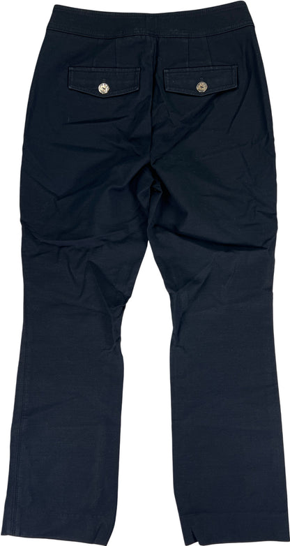 White House Black Market Women’s Black The Flare Crop Pants - 00