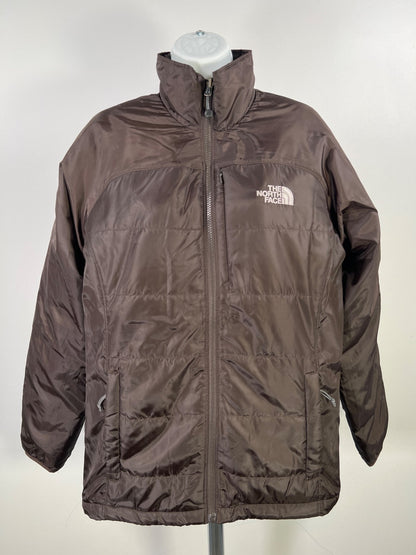 The North Face Women’s Brown Long Sleeve Full Zip Puffer Jacket - M