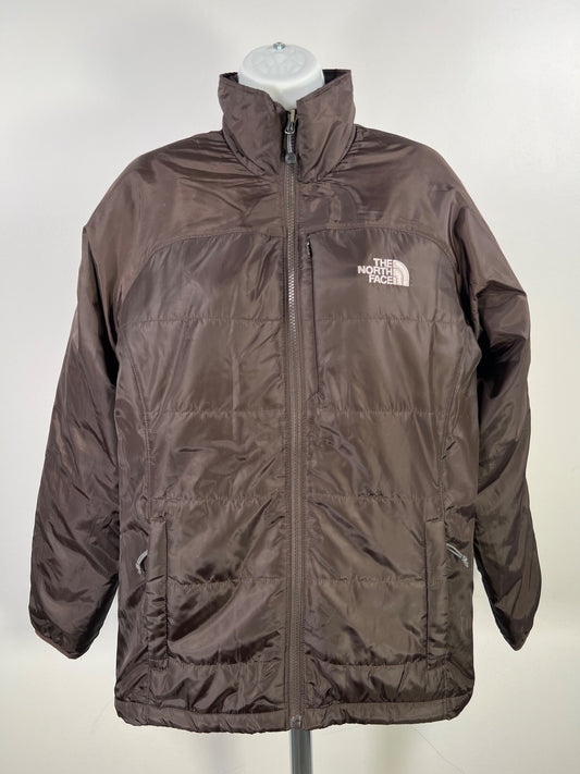 The North Face Women’s Brown Long Sleeve Full Zip Puffer Jacket - M