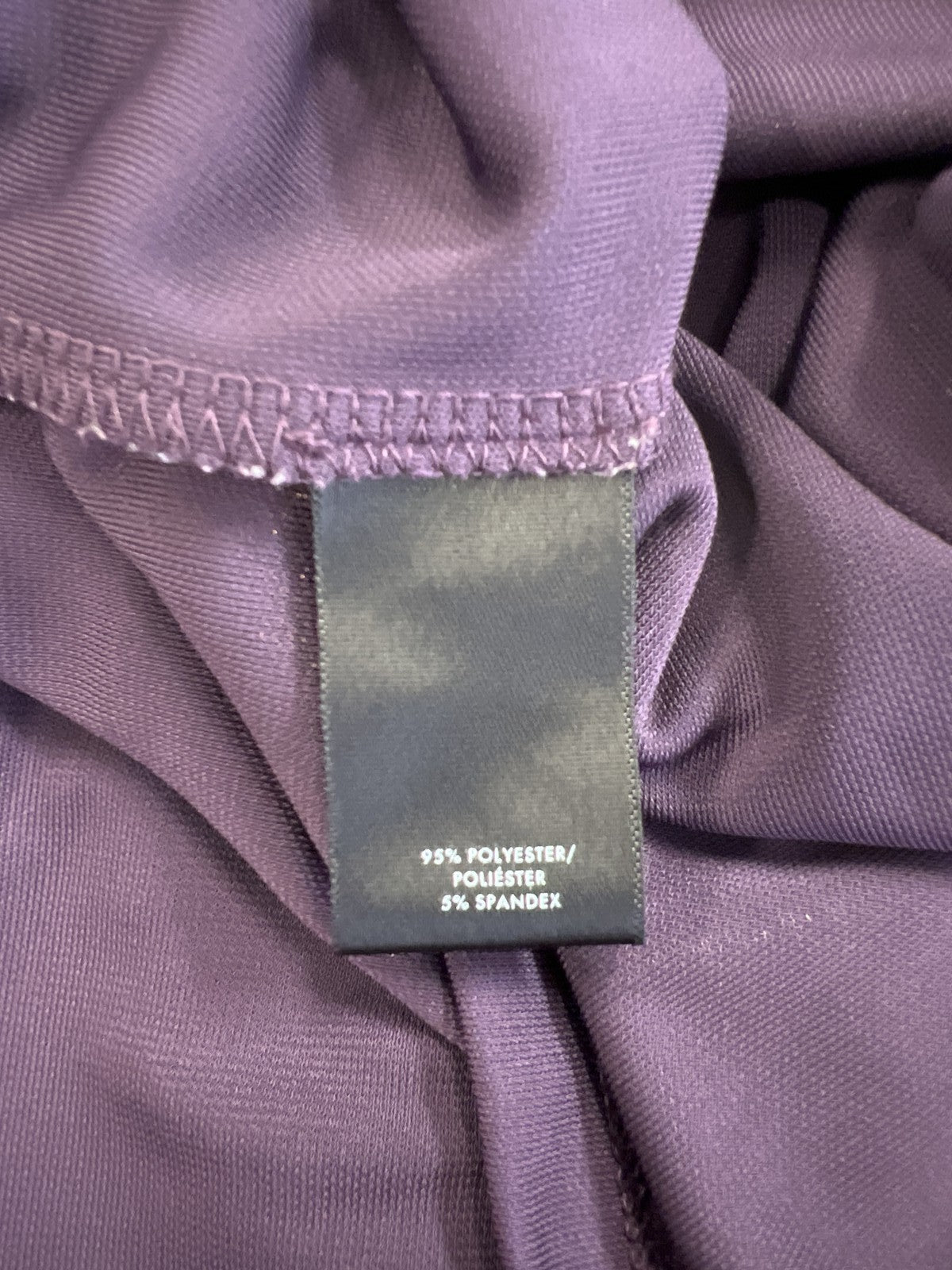 Ann Taylor Women’s Purple Long Ruffle Sleeve Blouse - M