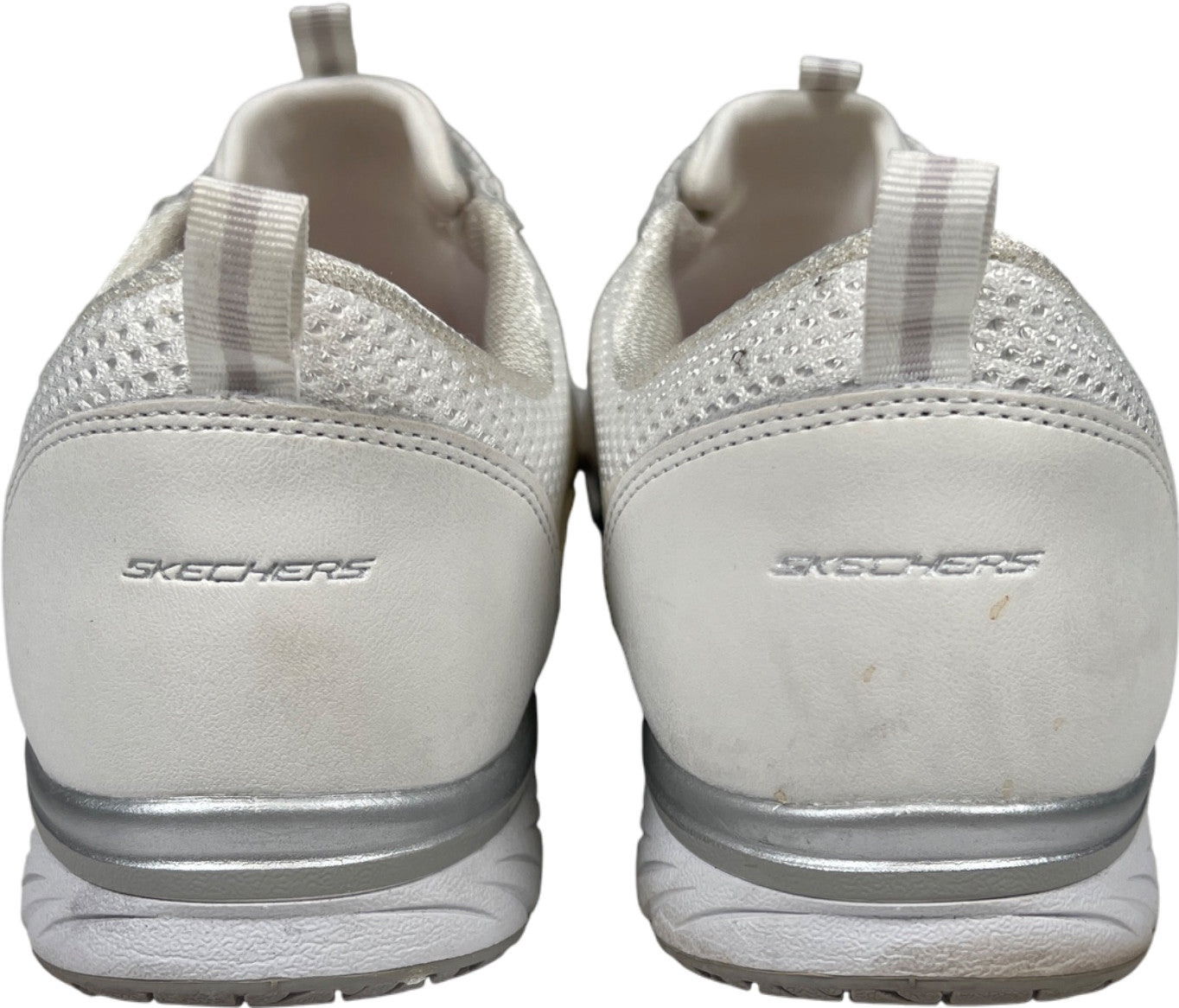 Skechers Women’s White Gratis Memory Foam Slip On Sport Sneakers - 11