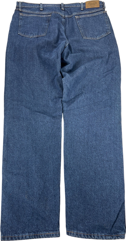 Cabela’s Men’s Medium Wash Flannel Lined Denim Jeans - 38x34