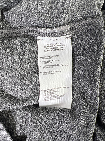 Adidas Women’s Gray Short Sleeve Climalite Athletic Shirt - M