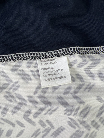 TAIL Women’s White & Blue White Label 1/4 Sleeve Sleeveless Shirt - L