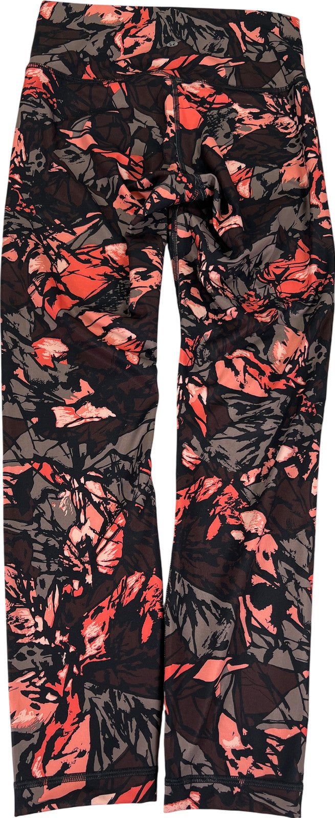 Lululemon Women’s Black/Pink Paint Storm High Times Pant Cropped Legging - 6/S