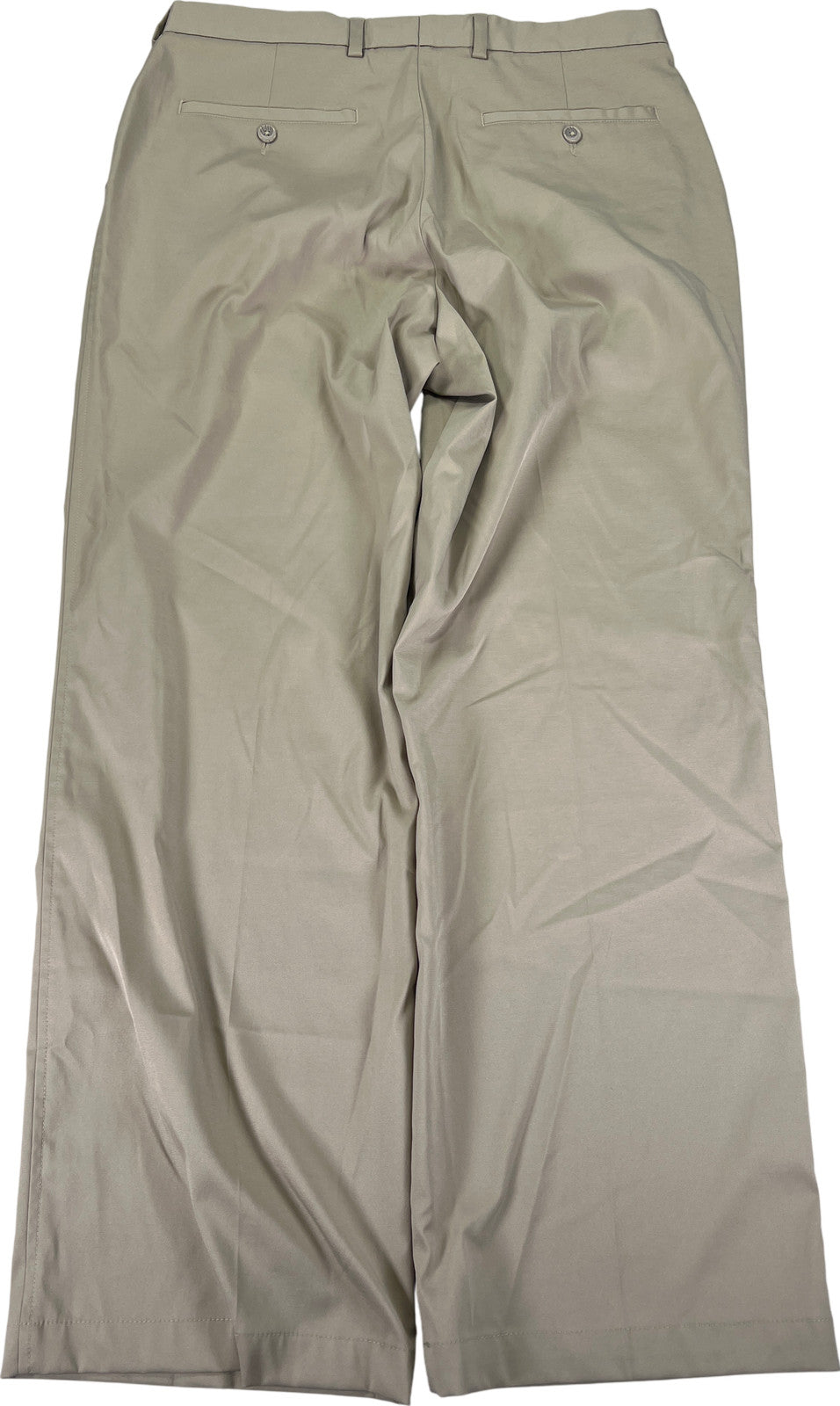 Pebble Beach Performance Men’s Beige Straight Leg Golf Pants - 34x30