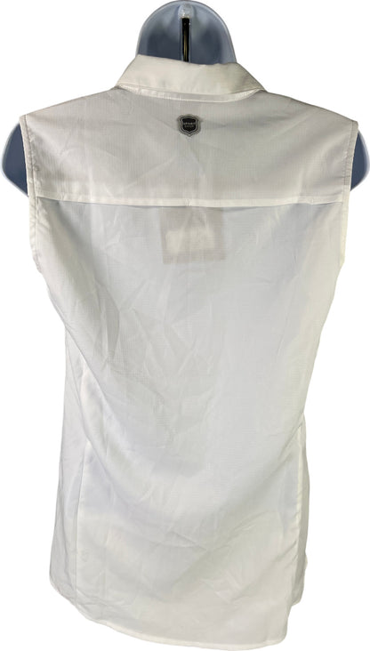 NEW Eddie Bauer Women’s White Water Guide Fishing Button Up Tank Top - XS