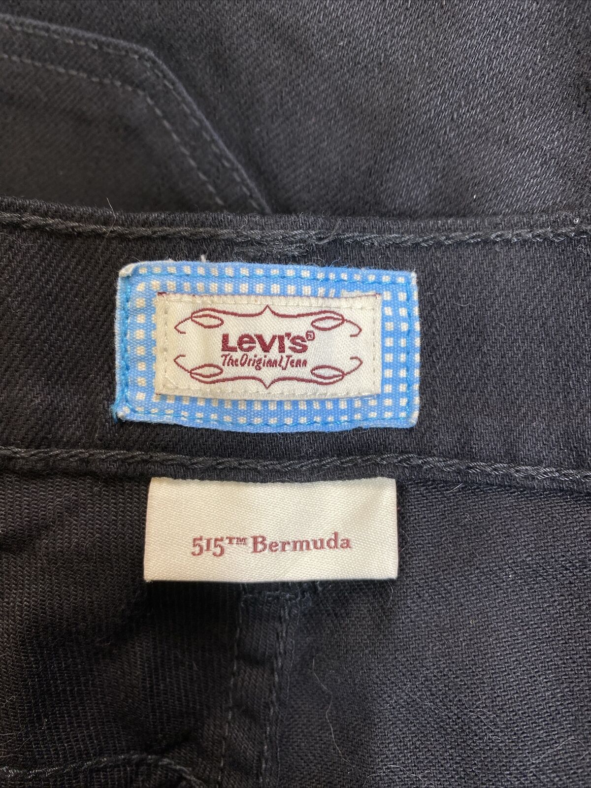Levis Women's Black 515 Bermuda Jean Shorts - 10