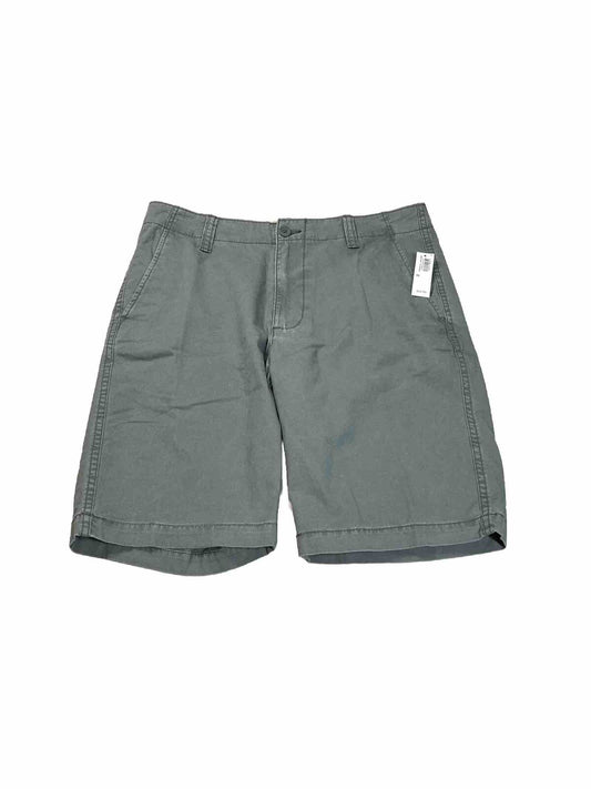NEW Old Navy Men's Green Lived In Straight Casual Shorts - 32
