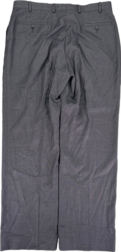 Michael Kors Men’s Black/Gray Flat Front Dress Pants - 36x30