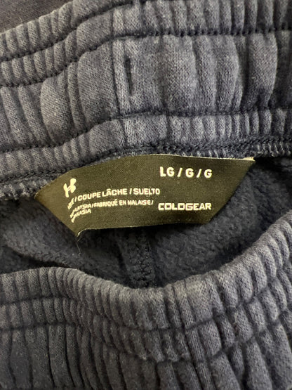 Under Armour Men’s Blue ColdGear Loose Fit Hustle Fleece Sweatpants - L