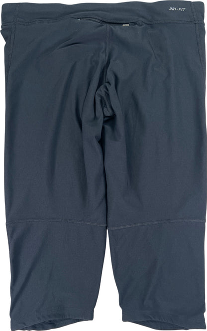 Nike Running Women’s Black Dri-Fit Cropped Athletic Leggings - XL