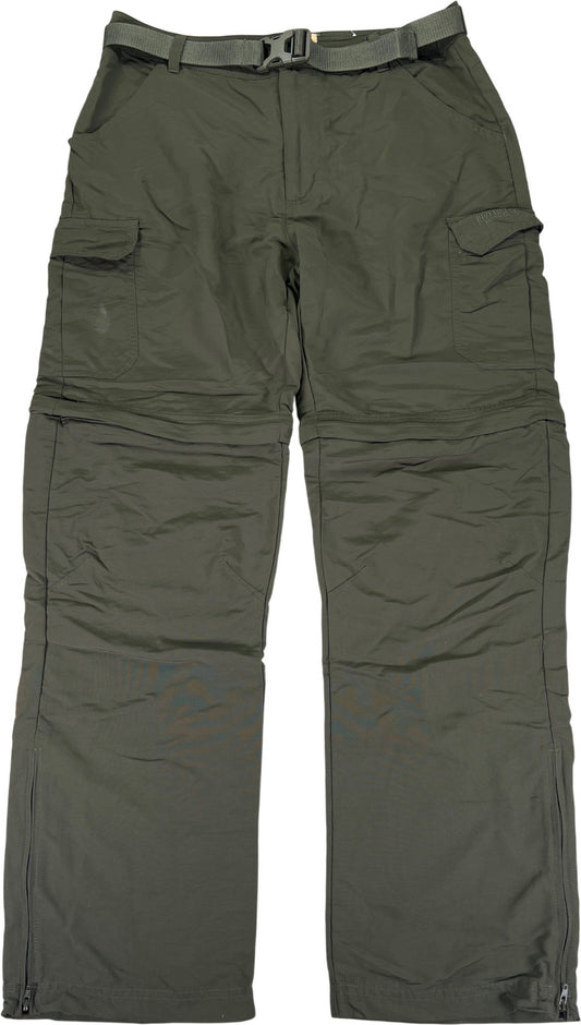 Red Head Men’s Green Convertible Cargo Hiking Pants - 32x30