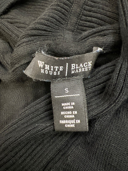White House Black Market Women’s Black 3/4 Sleeve Open Cardigan Sweater - S