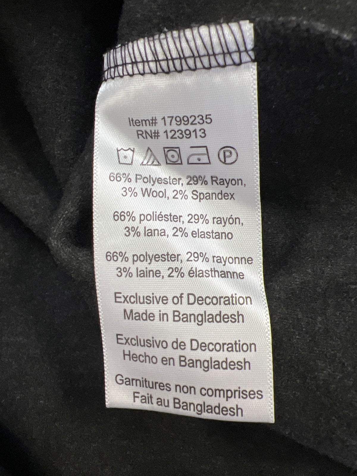 Jachs New York Men’s Black Long Sleeve Pullover Sweater - M