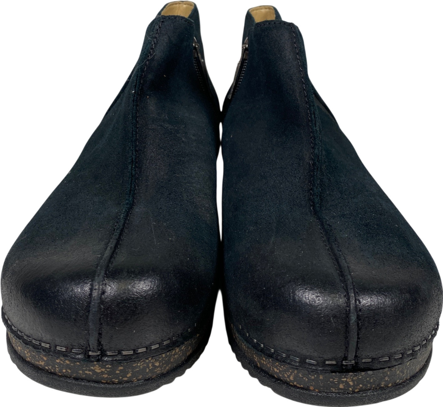 Dansko Women’s Black Burnished Suede Makara Ankle Boots - 39/US 8.5