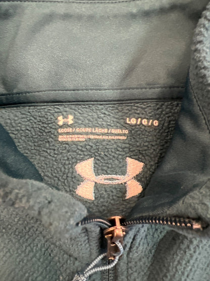 Under Armour Men’s Blue Fleece Lined 1/4 Zip Pullover Sweatshirt - L