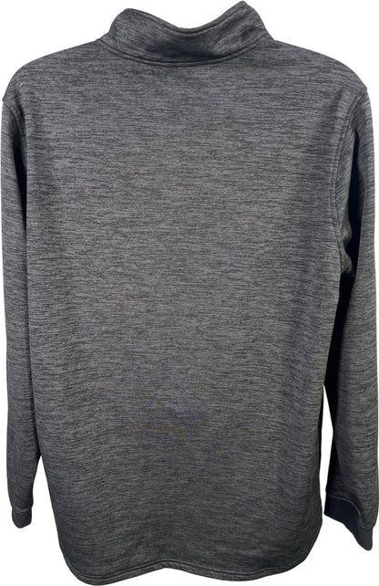 Under Armour Men’s Black/Gray Heather ColdGear 1/2 Zip Pullover Sweatshirt - XXL