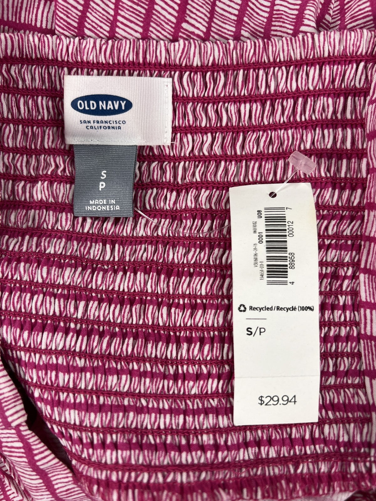 NEW Old Navy Women’s Pink Sleeveless Sundress - S Petite