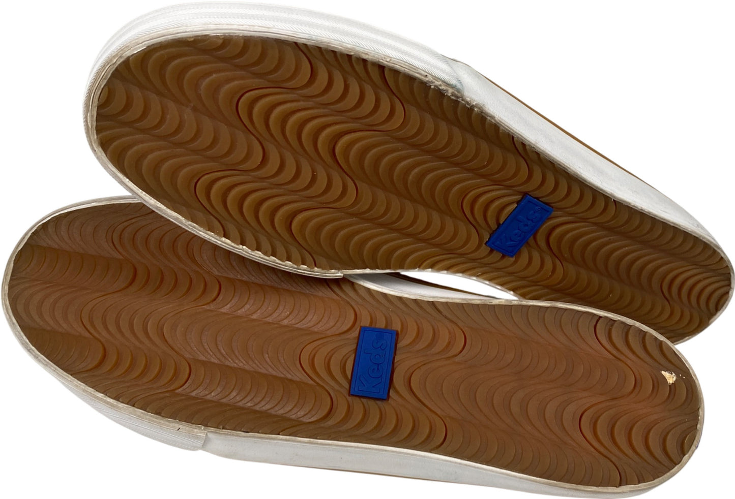 Keds Women’s Tan/Brown Suede Shearling Lined Double Decker Slip On Mules - 11
