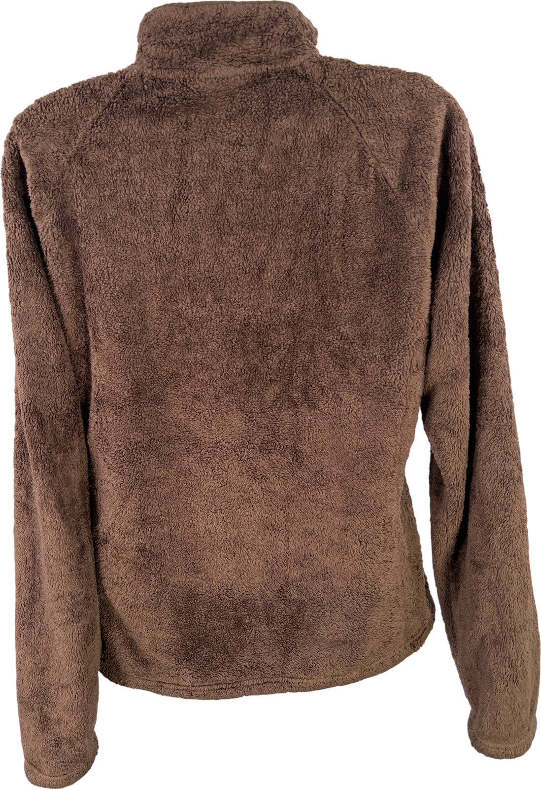 The North Face Women’s Brown Soft Fleece 1/4 Zip Pullover Jacket - M