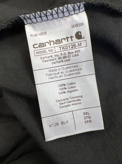 Carhartt Men’s Black Loose Fit Heavyweight Long Sleeve Shirt - 2XL